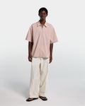 Pantalone in popeline di cotone panna