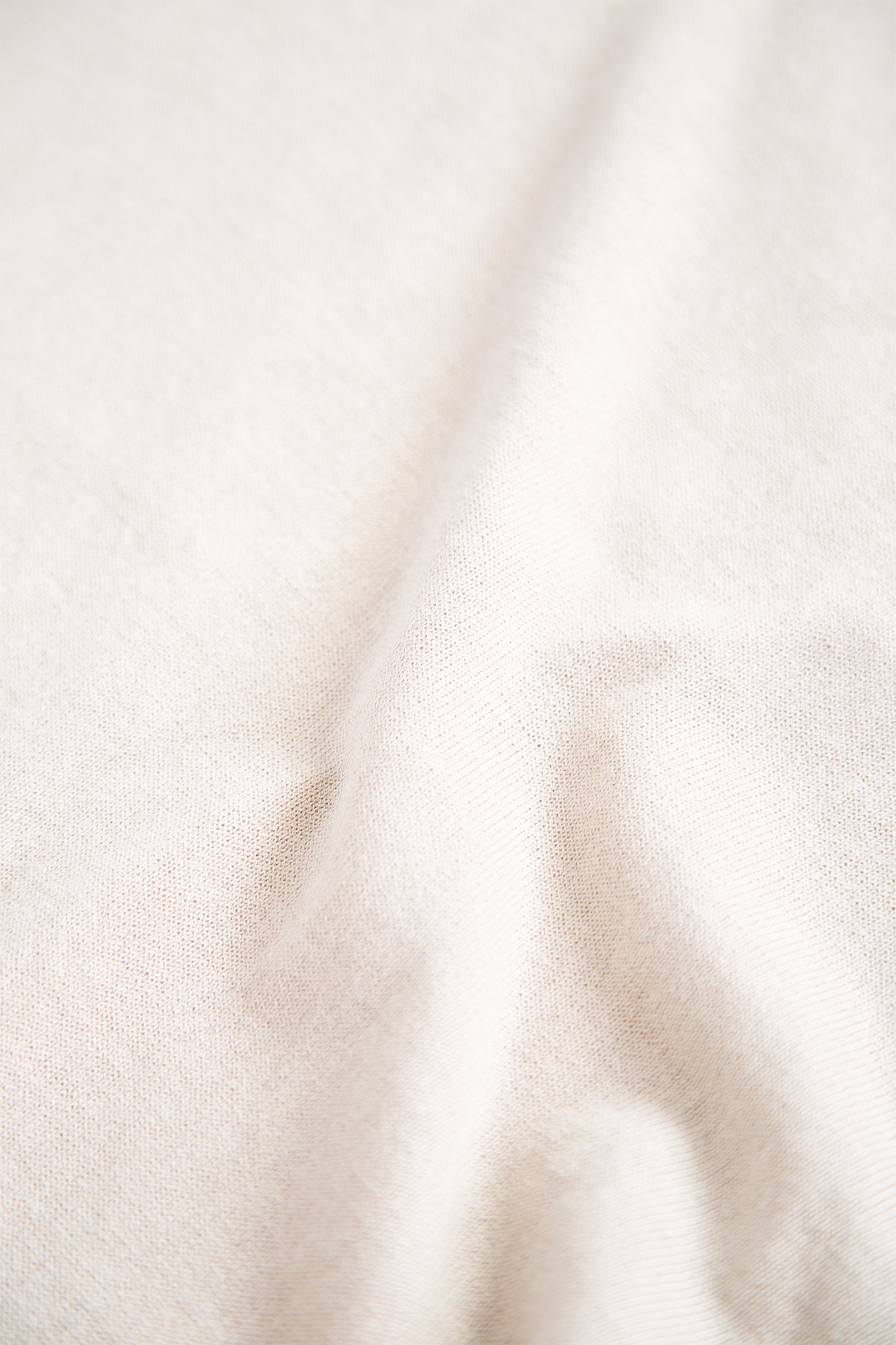 T-shirt in maglia color sabbia
