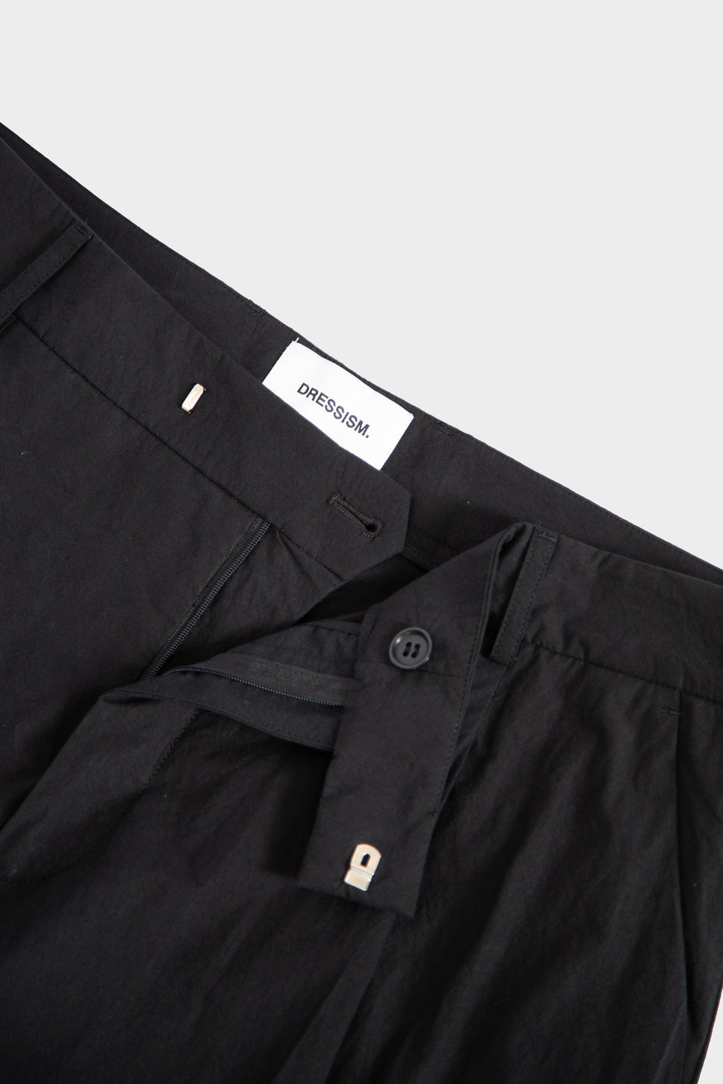 Pantalone in popeline di cotone nero