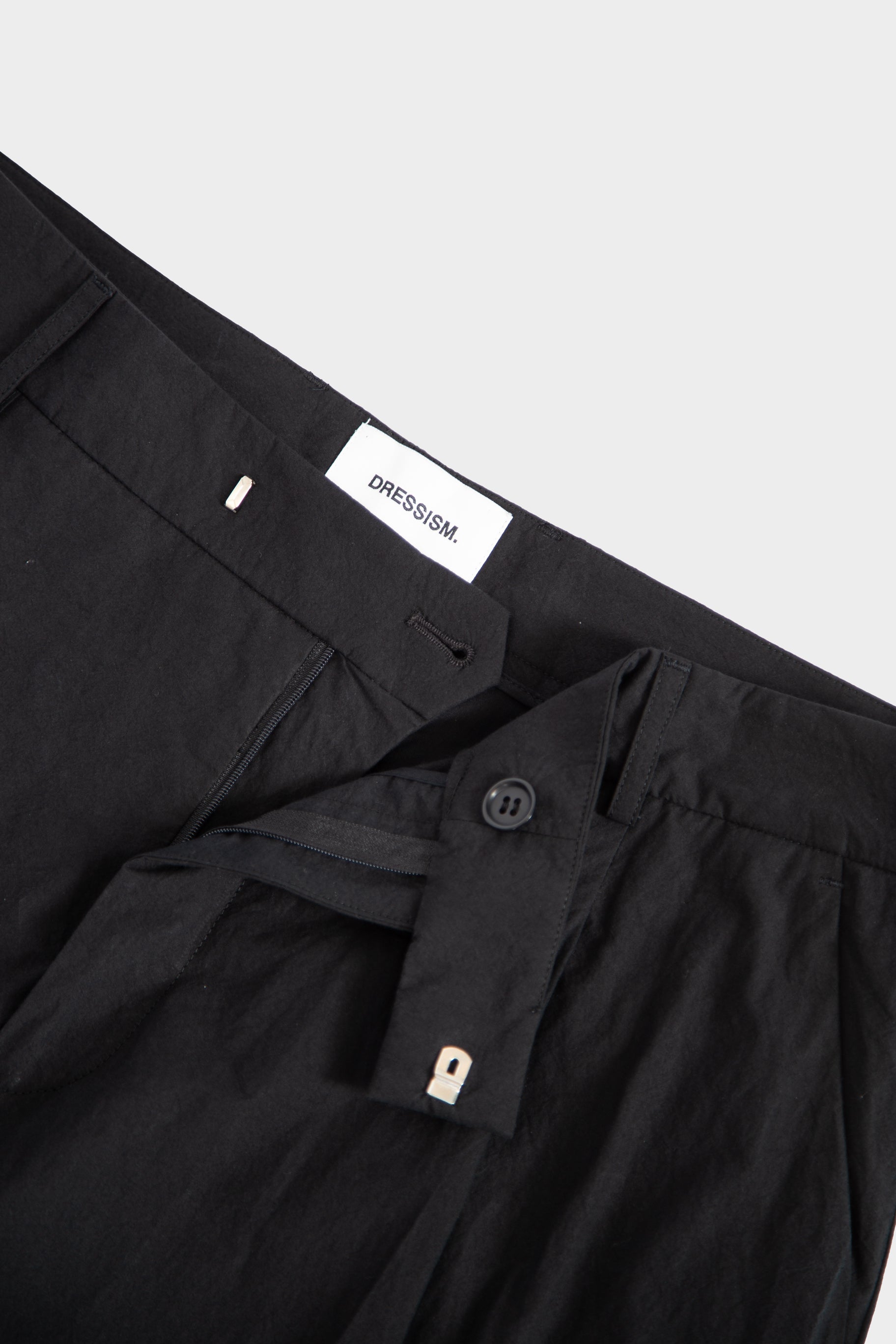 Pantalone in popeline di cotone nero