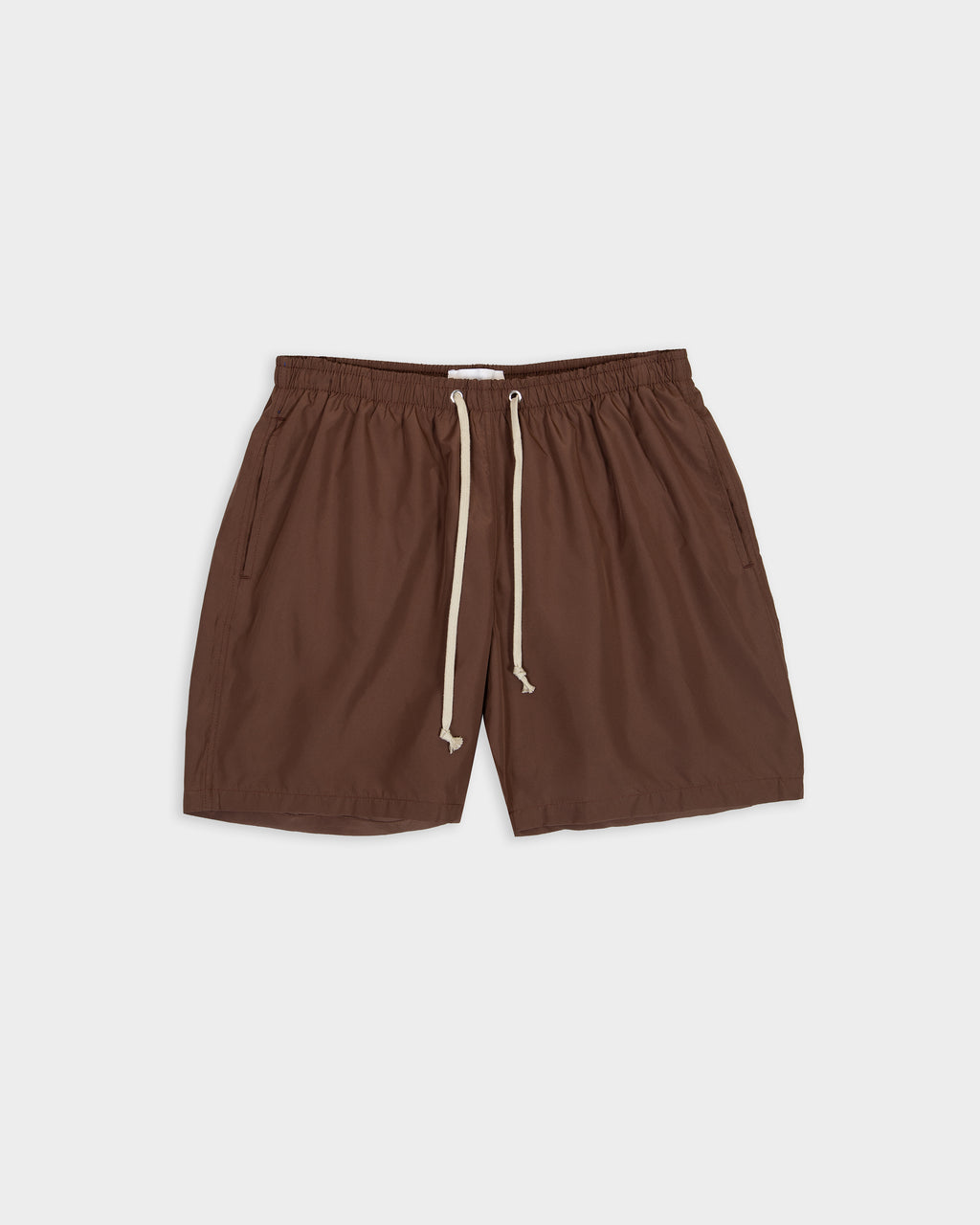 Boxer da mare in nylon marrone
