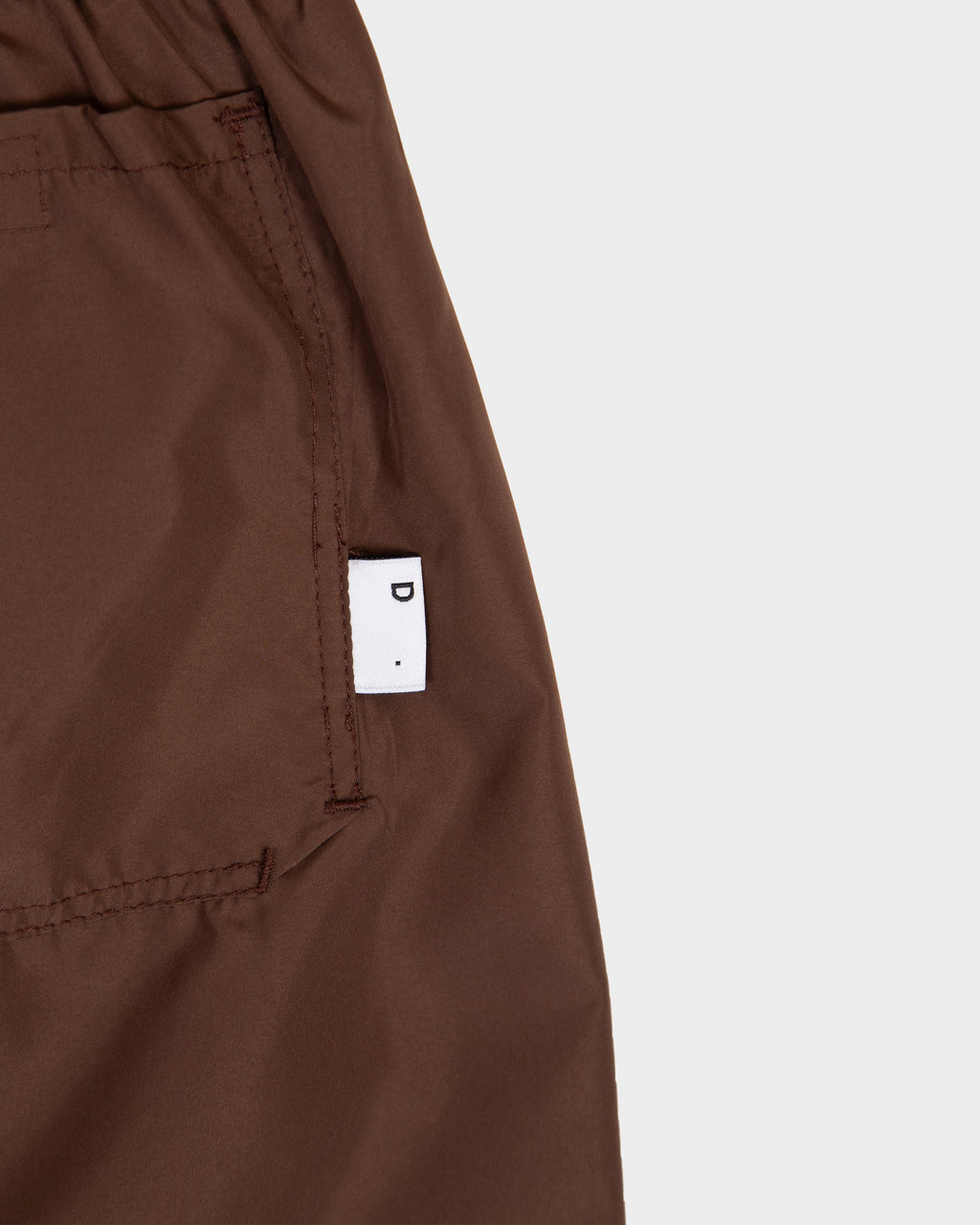 Boxer da mare in nylon marrone