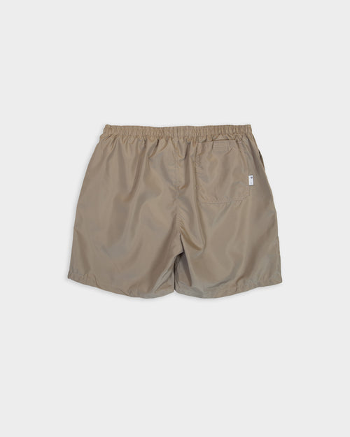 Boxer da mare in nylon beige