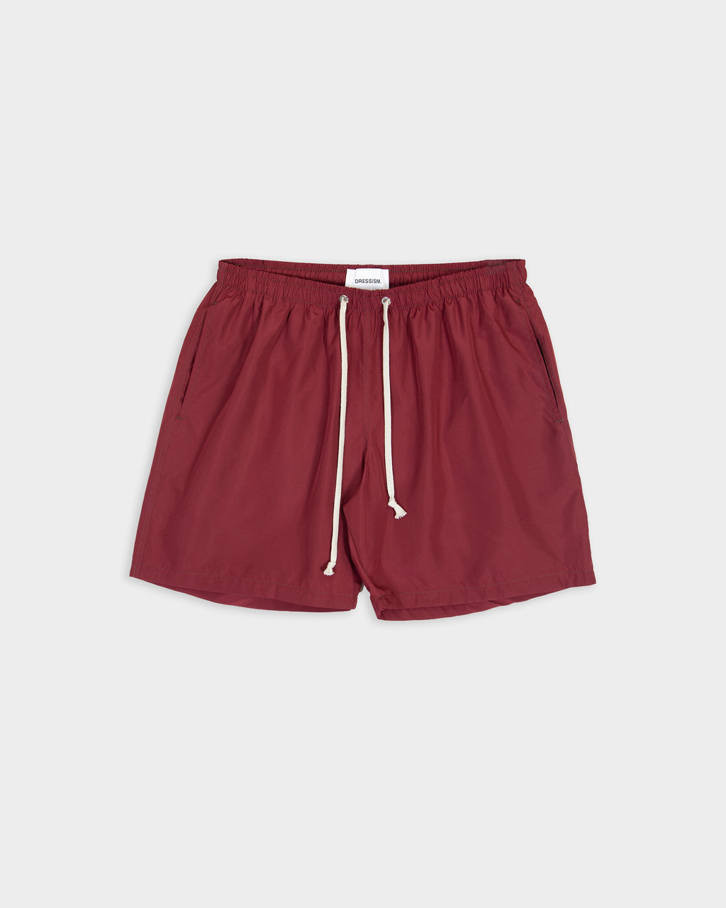 Boxer da mare in nylon bordeaux