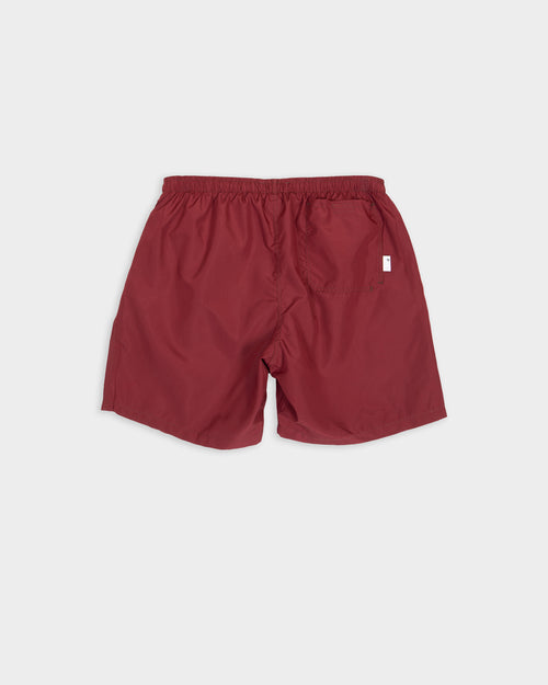 Boxer da mare in nylon bordeaux