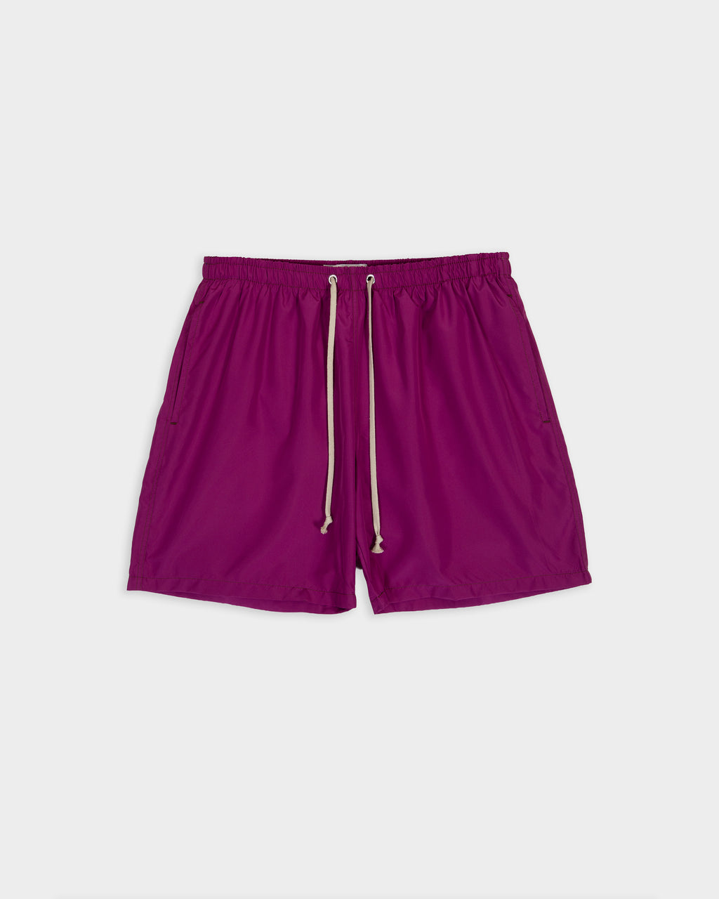 Boxer da mare in nylon color ciclamino
