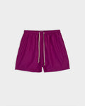Boxer da mare in nylon color ciclamino