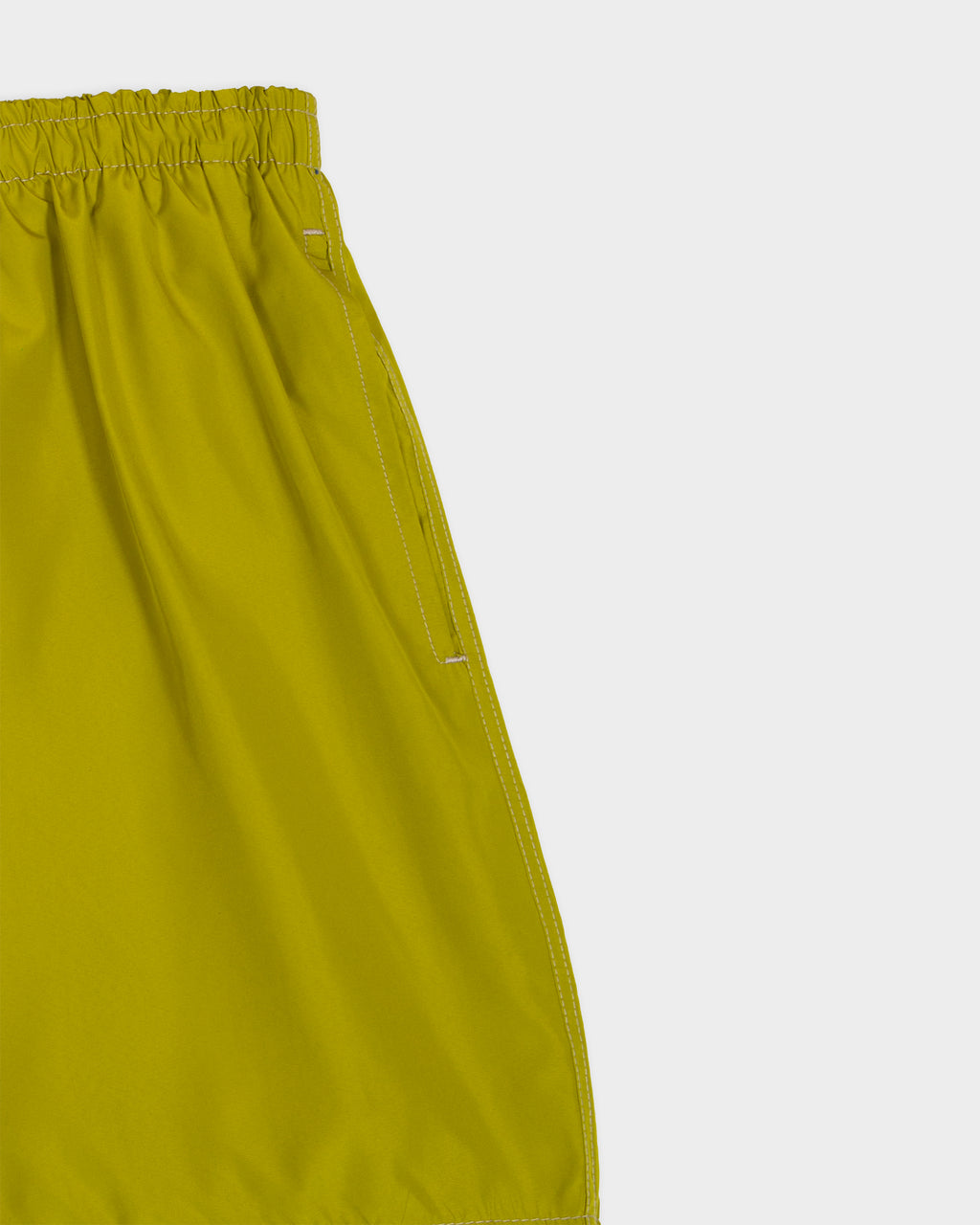 Boxer da mare in nylon verde lime
