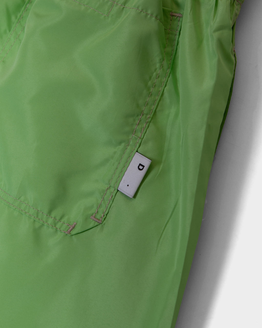 Boxer da mare in nylon verde menta