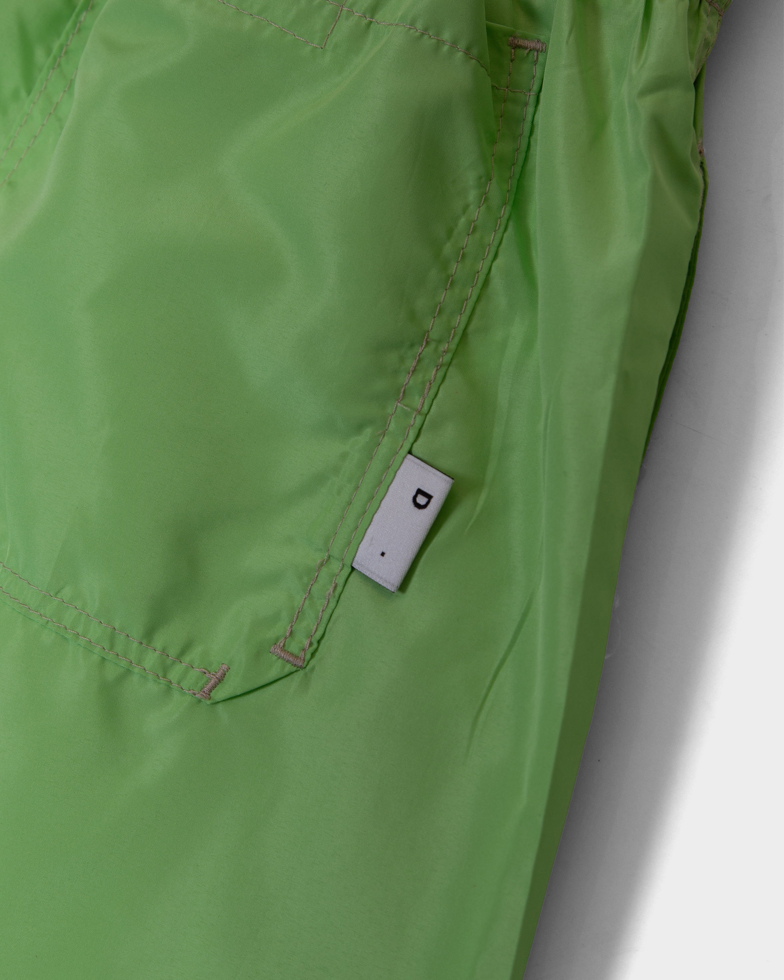 Boxer da mare in nylon verde menta