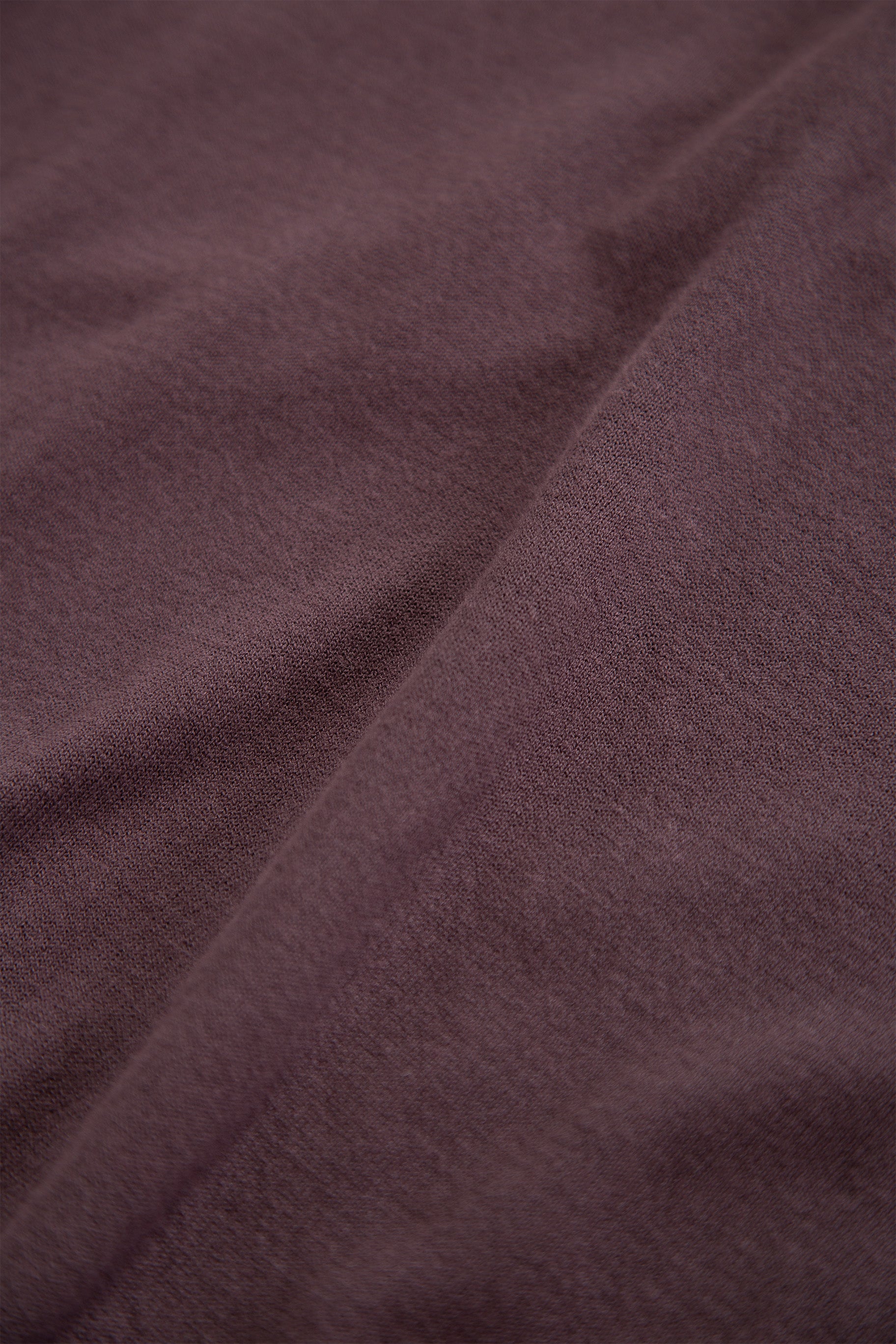 Polo in cotone marrone con collo aperto