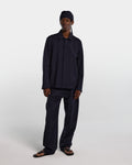 Giacca in frescolana blu navy