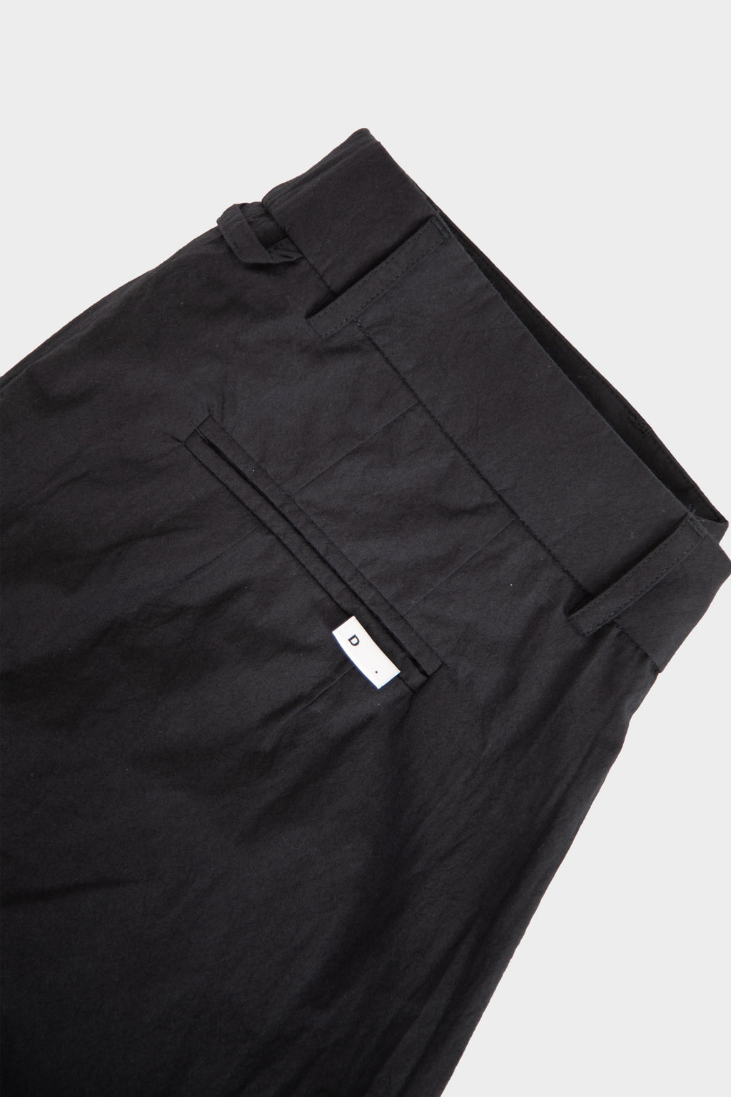 Pantalone in popeline di cotone nero